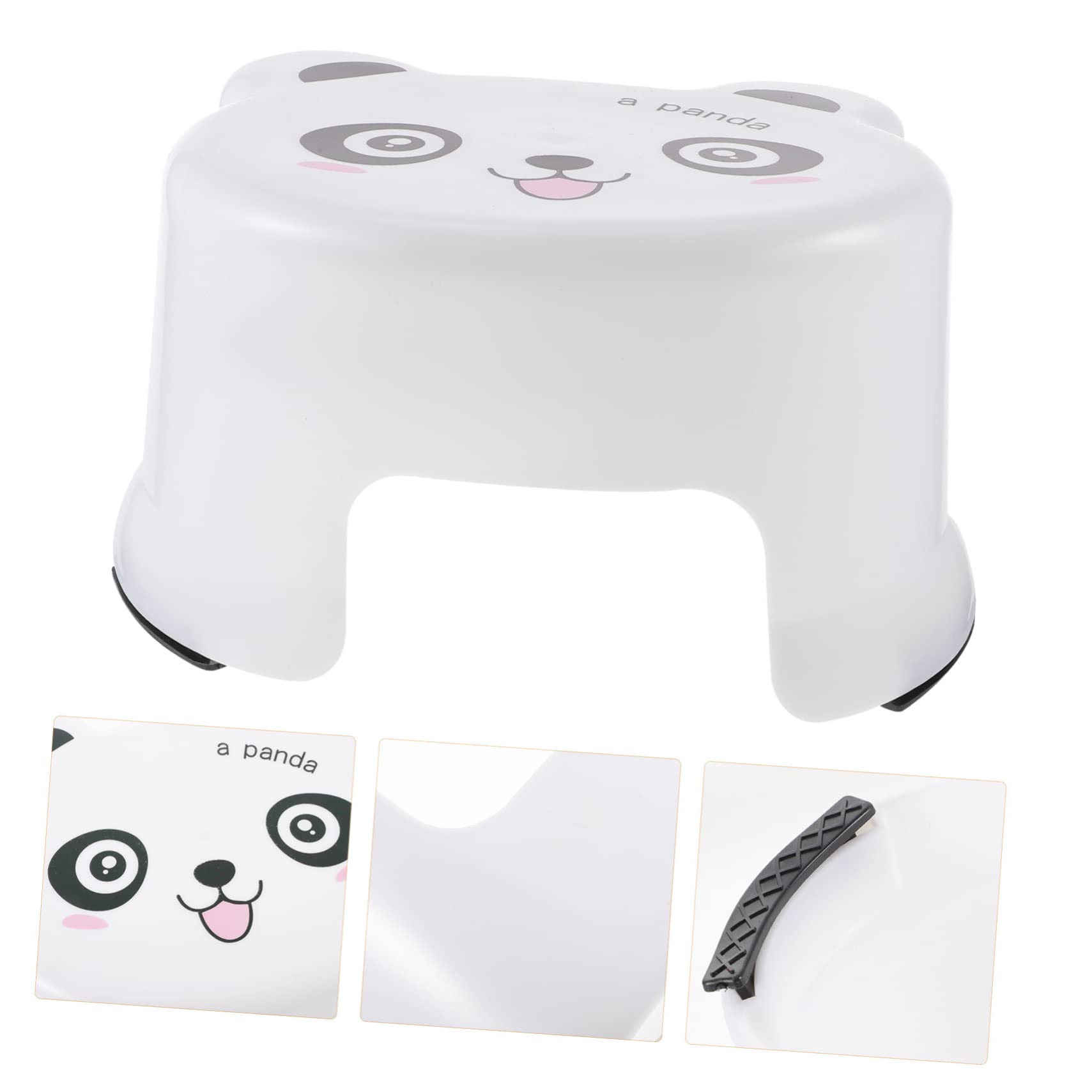 STOBAZA 3 Piezas Taburete de plástico de Dibujos Animados Manejar Taburete de Lavabo para niños pequeños taburetes para baños banqueta baño Taburete para niños Taburete de baño el plastico