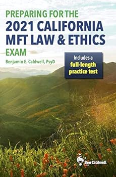 Paperback Preparing for the 2021 California MFT Law & Ethics Exam Book