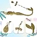 Koogel Vintage Metal Bookmark Mermaid & Beads Summer Theme, Pretty Book Marks for Reading Women, Cute Book Markers for Writers, Kids, Teens, Men Readers, Reading Accessories Gifts for Women
