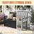 ATMELT Storage Bench Outdoor Deck Box,100 Gallon Waterproof & UV Resistant Lockable Patio Furniture Seating.Indoor/Outdoor Shoe Storage Cabinet for Garden Cushions,Tools,Patio,Pool Supplies(Black)