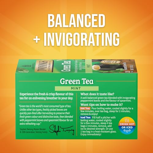 Image of TWININGS TEA, TEA,GREEN,MINT 20 BAG (Pack of 2)