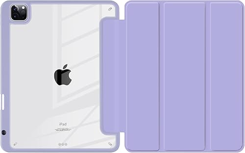 Miniatura 3 de Batianda Funda híbrida para iPad Pro de 12.9 pulgadas 2022 M2 2021 (5 generación), iPad Pro de 12.9 pulgadas de 4 y 3 soporte para lápices