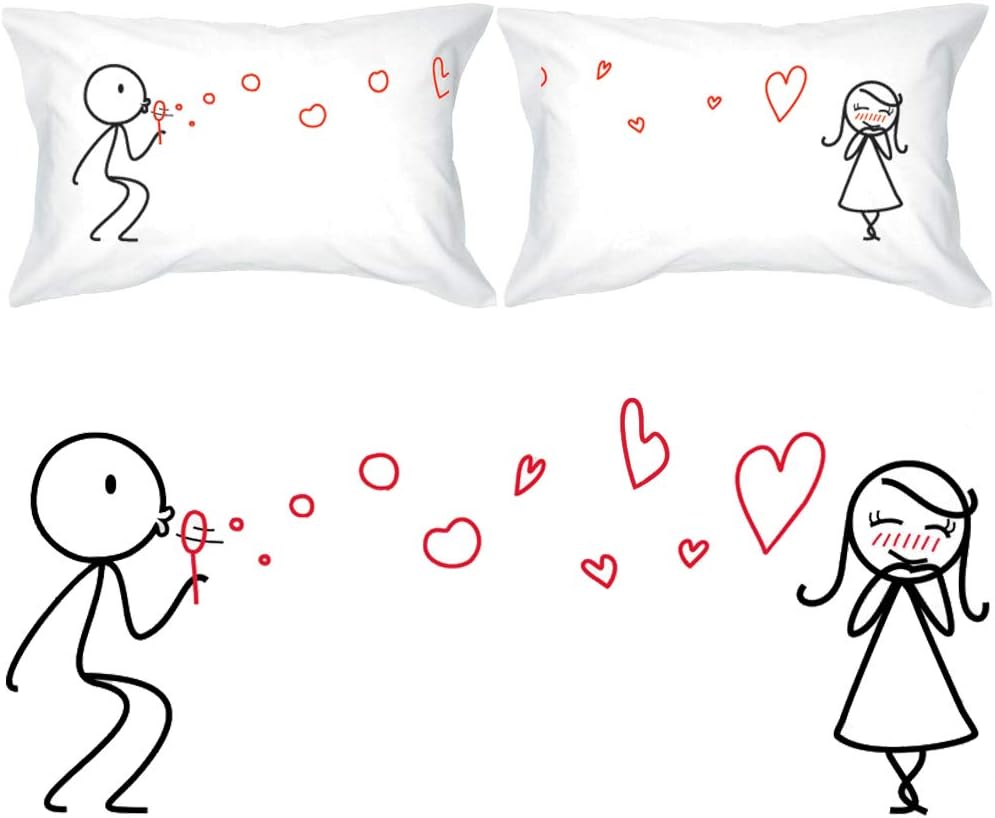 stick figure pillow cases