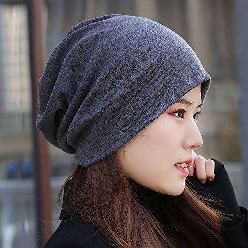 Bonnet tricoté chapeau turban coton unisexe chaud