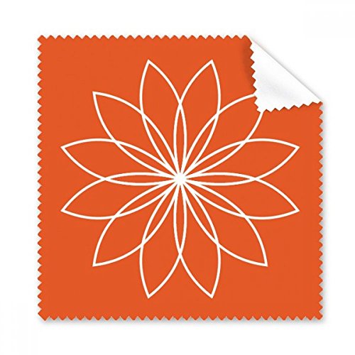 Chiffons de nettoyage écran téléphone au bureau ou en voyage : lot de 5 Flower Line motif fleurs