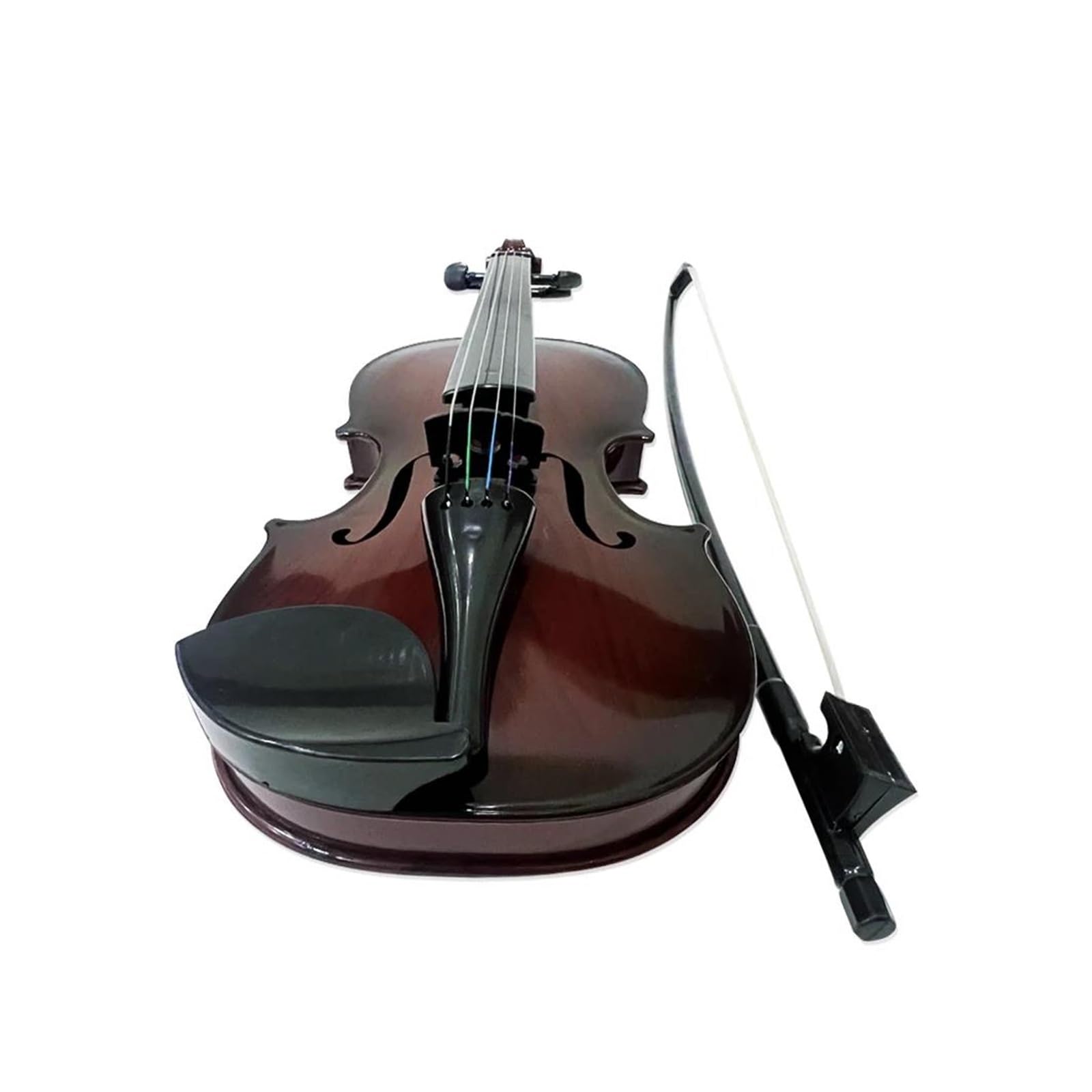 Violini Violino per esercitazioni musicali Violino per principianti Kit per violino Strumento musicale Strumento a corde regolabili(Red)