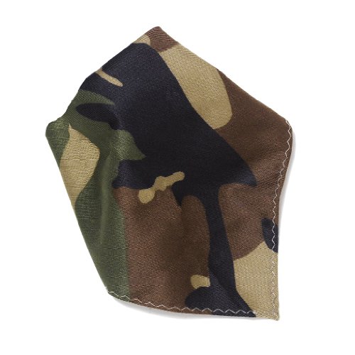 Camouflage Pattern Army Green Hankerchief Pocket Square Hanky Mens Handkerchiefs