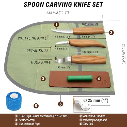 BeaverCraft S13 Wood Carving Tools Set