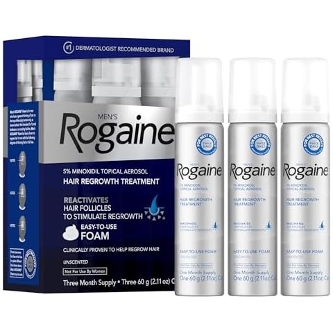 Men's Rogaine 5% Minoxidil Foam for Hair Loss Cover