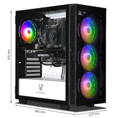 Ankermann Radiant Gaming V3 | AMD Ryzen 5 5500 | Nvidia GeForce RTX 5060 8GB | 16GB RAM | 1TB NVMe SSD | Windows 11 | WLAN | Libre Office – Bild 4