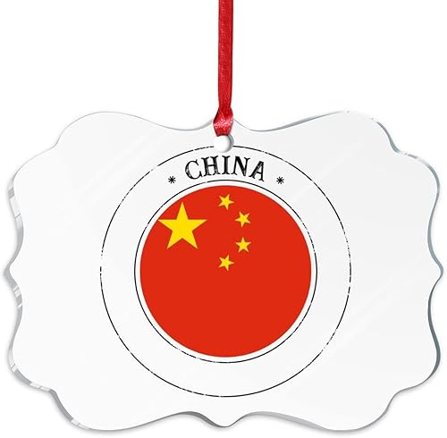 Vista 151 de Bandera de Curazao - Adorno para árbol de Navidad, bandera nacional, decoración de árbol de Navidad de Curazao, recuerdo acrílico, adorno colgante