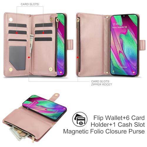 Étui en cuir Samsung Galaxy A40 protection luxe avec support - 2