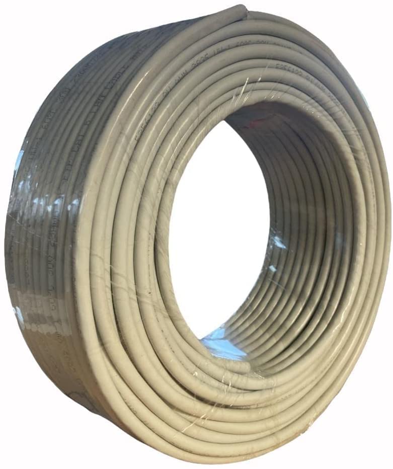 Cavo Rete UTP CAT6 100mt Grigio - Cavo Gigabit 10/100/1000 Mbps, Per Internet, CCTV, PS4, PS5 - Foto 6