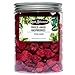 Freeze Dried Raspberries | Dried Bulk Raspberries | 200 + Pieces | 100% Natural | Gluten Free | Garnishing Cocktails, Cake Decoration, Baking, Fruit, Sorbet, Tea Cooking | 3.17 oz | 90 Grams | PET Jar