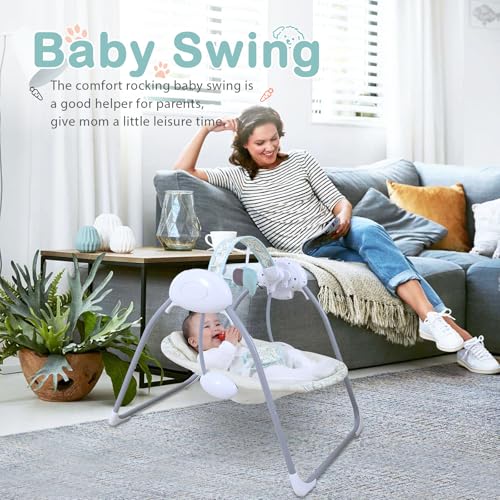 Portable Baby Swing with Music