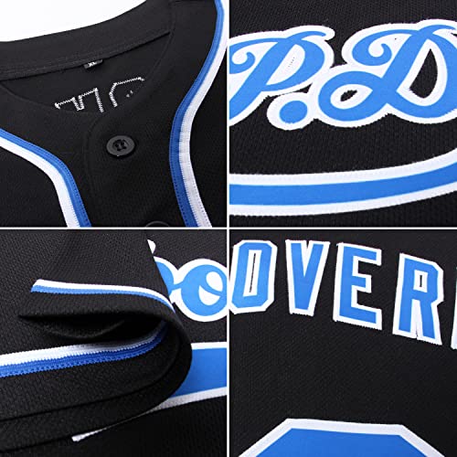 Camisetas personalizadas de béisbol con botones, camiseta bordada para hombres, mujeres y jóvenes miniatura 5