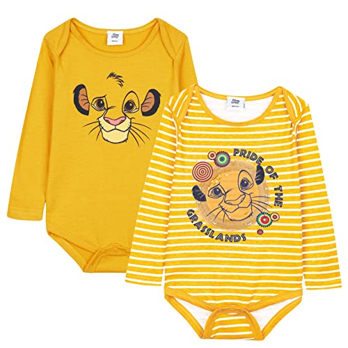 Body Bébé Joseph - Imprimé Le Roi Lion - Imprimé En France - Tissu Doux - Garantie Satisfait Ou Remboursé