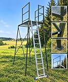 SCHWARZ ORIGINAL - JAGKANZEL UNTERGESTELL METALL-BAUSATZ 3 METER MIT PODEST