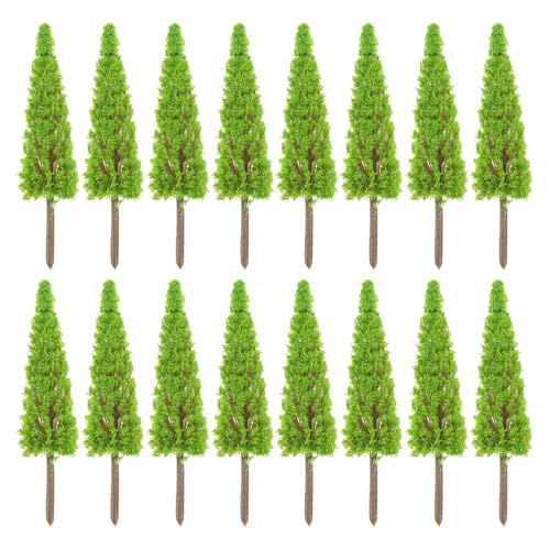 Arbres miniatures pour micro paysage et maquette de table de sable - Lot de 15 pièces en plastique