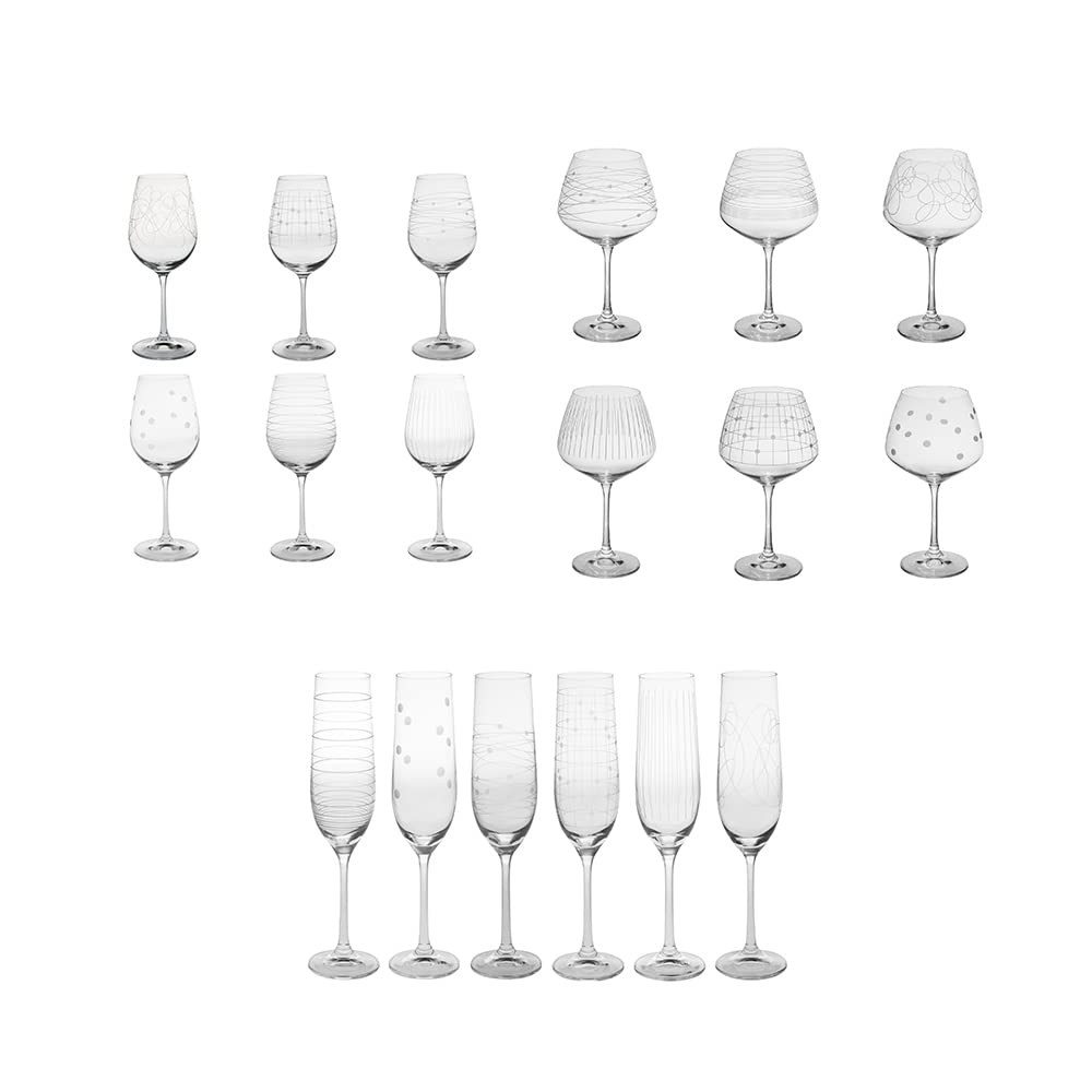 Table Passion - Juego de 18 Copas de Vino Graphik degustación