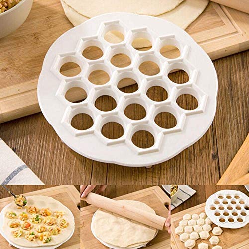 Stampo Per Gnocchi, Ravioli E Tortellini - Pressa Per Pasta Con 19 Scomparti, Diametro 21 Cm, Attrezzo Da Cucina, Colore Casuale