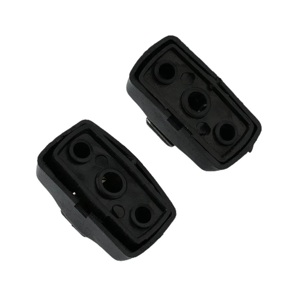 2x Support de pare-soleil Clip Noir Compatible avec VW Transporter T5 Amarok Passat Caddy Golf Bora Polo Sharan Touran Skoda Octavia Superb Seat Ibiza Leon Toledo 3B0857561B
