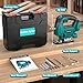 CAMXTOOL Jigsaw, Cordless Jig Saw Tool for Makita 18V Battery, Varible Speed, with LED Light, 0°-45° Bevel Cuts, 3-Position Orbital Jigsaw for Wood/PVC/Metal Cutting (Tool Only)