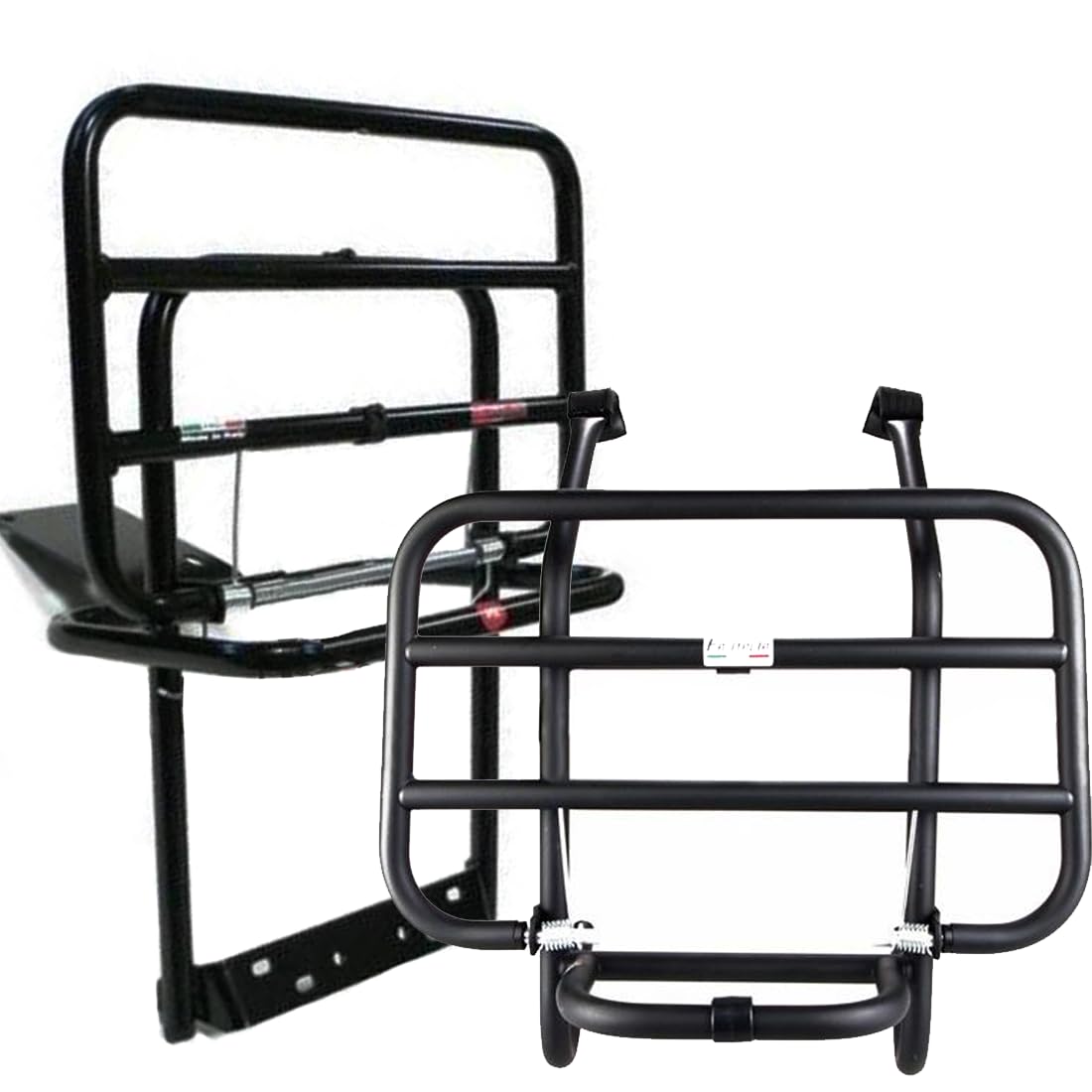 Kit Portapacchi FaItalia Anteriore Posteriore Piaggio Vespa PX 125 150 200 Vespa 50 Special R L Nero
