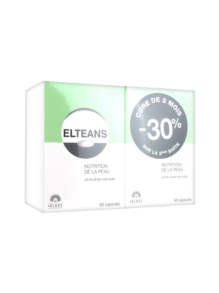 Jaldes Elteans peau sèche lot de 2 x 60 capsules