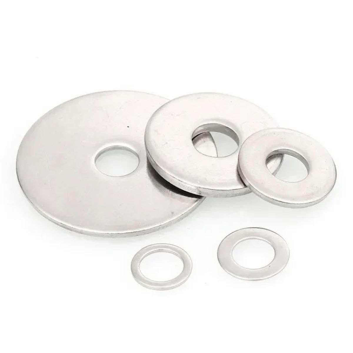 10/50/100 Stück Aluminium-Unterlegscheiben Dichtring Dichtungen Stopfen Öldichtungsverschraubungen M9 M10 M12 M13 M14 Dicke 0,5 1 1,5 2 3 mm-M10x14x2mm-100 Stück