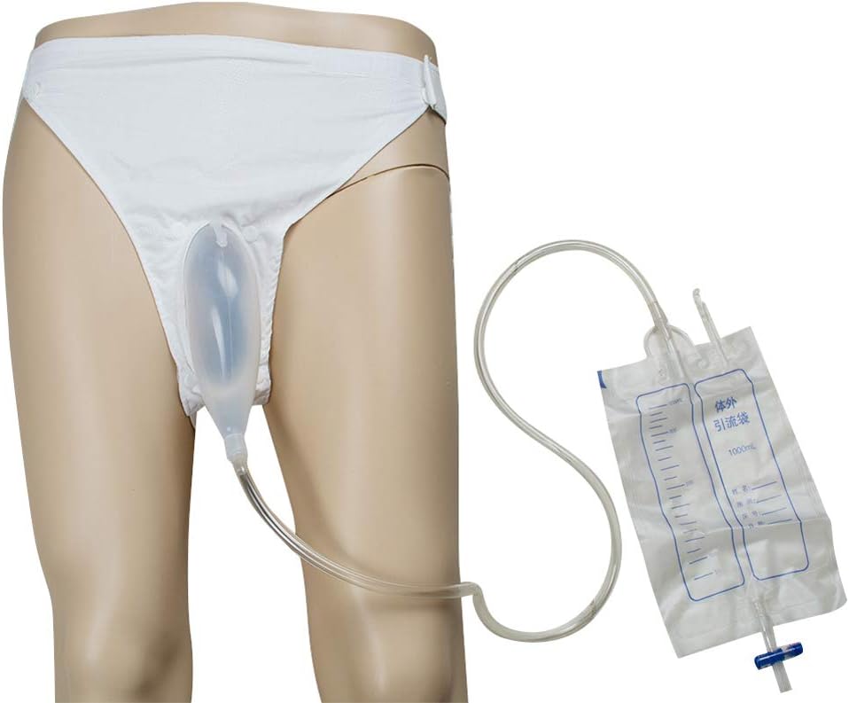 1000ml Reusable Collection Urinal Bag Ventilate Urine Collector Men Male/Female (Male-2)