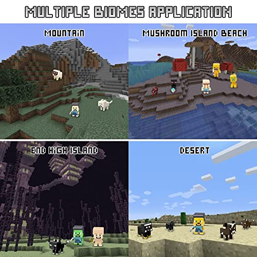 Moyee Mini Figures, 36 Pack Action Figures Toys, Cute Game Series Characters Cake Toppers For Collection Birthday Party Supplies Easter Egg Fillers, Party Gift For Kids Boys Fans #TOP4