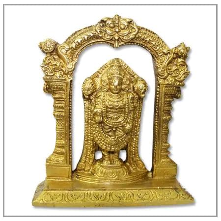 Tirupati Balaji en laiton, un cadeau de pendaison de crémaillère idéal