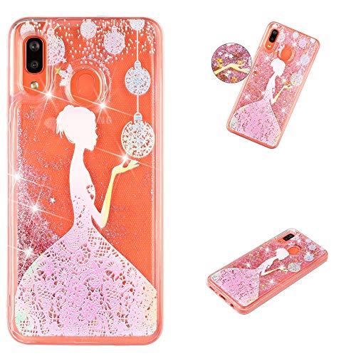 Hllycr for Galaxy A20 Case,Galaxy A20 Slim Clear, Silicone Skin Soft TPU Bumper Samsung Galaxy A20 Protective Cover