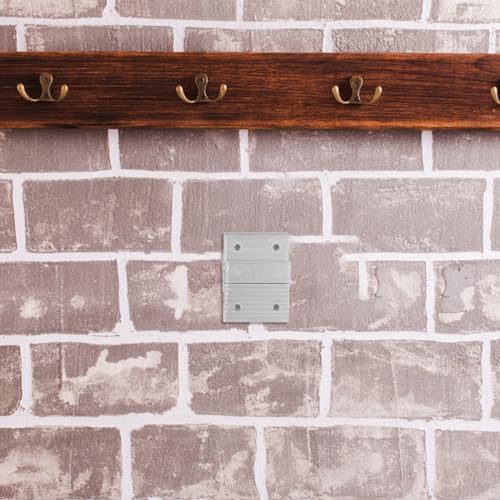 Image of OSALADI 1set Z-Shaped French Cleat Picture Hanging Kit Heavy Duty Interlocking Wall Mount Bracket for Mirrors Whiteboards and Art Easy Installation Hardware Screws Durable Design