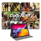 Custom Photo Personalized Flip Case for iPad 10th 10.9 inch(2022),Model Code: A2696/A2757/A2777/A3162 iPad Custom Picture Text Leather Stand Cover Protective Case