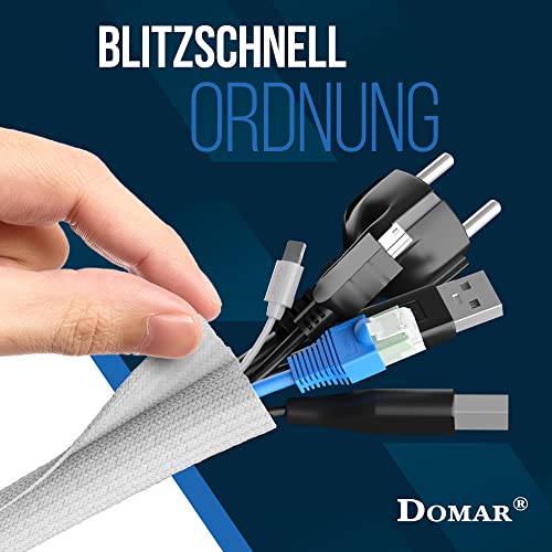 Leerrohr Domar 3m Kabelschlauch selbstschließend flexibel