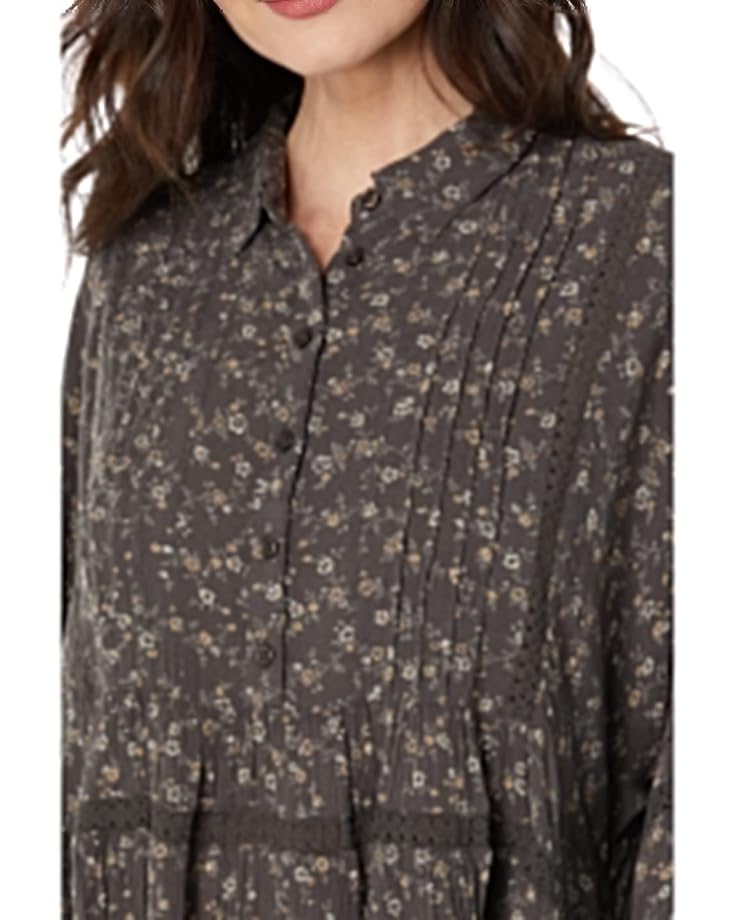 Lucky Brand Floral Popover Blouse - #3 of 4