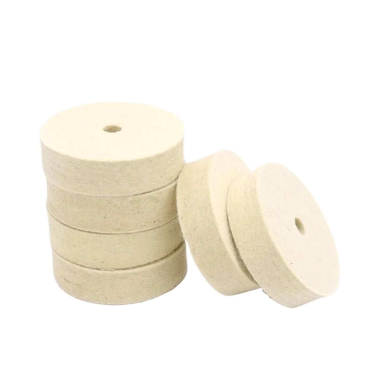 Tarcze polerskie z filcu wełnianego Tarcza polerska szlifierki stołowej 3 cale 2-6 szt(6pcs)