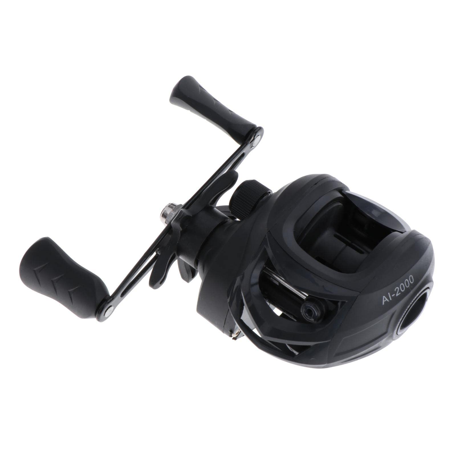 Reel - Baitcaster Fishing Reel, 7.6 LB Drag, 1 Shielded Ball Bearings Brake System, Right Handed