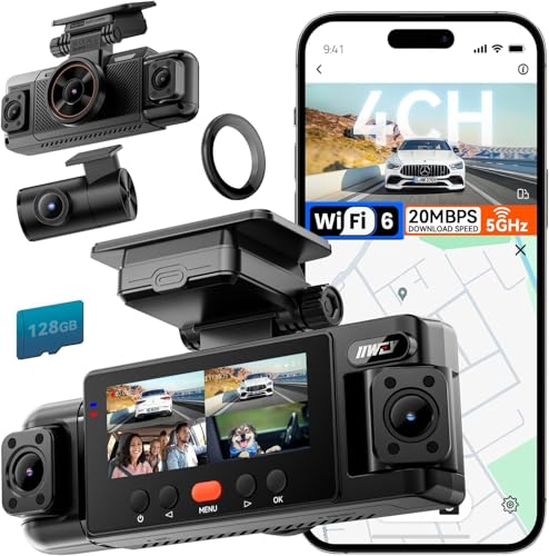 Image of IIWEY N6 4 Channel Dash Cam with CPL Filter