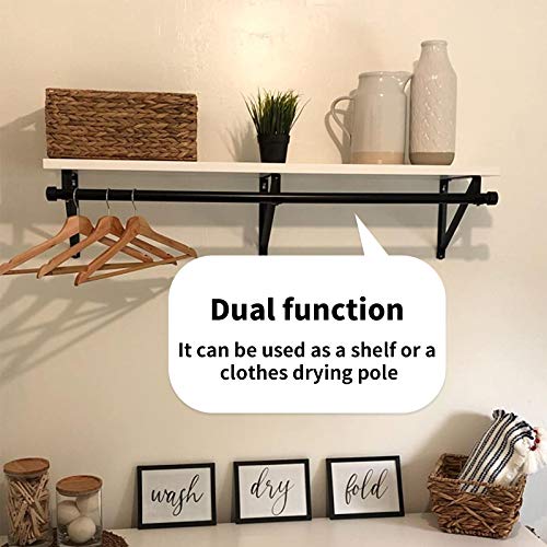 Heavy-Duty-Closet-Rod-Shelf-Brackets-Clothes-Hanger-Pole-Support-Bracket-Black-3-Pack
