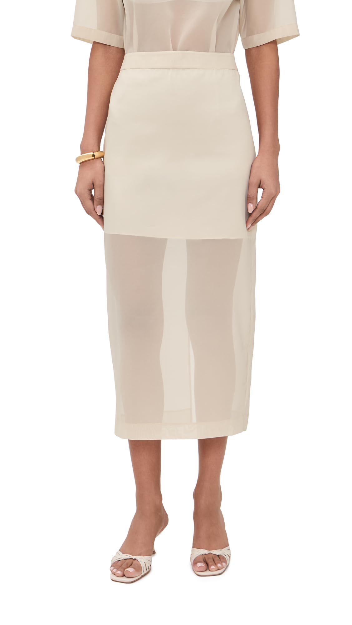 LE BOP Womens Olivia Organza Skirt