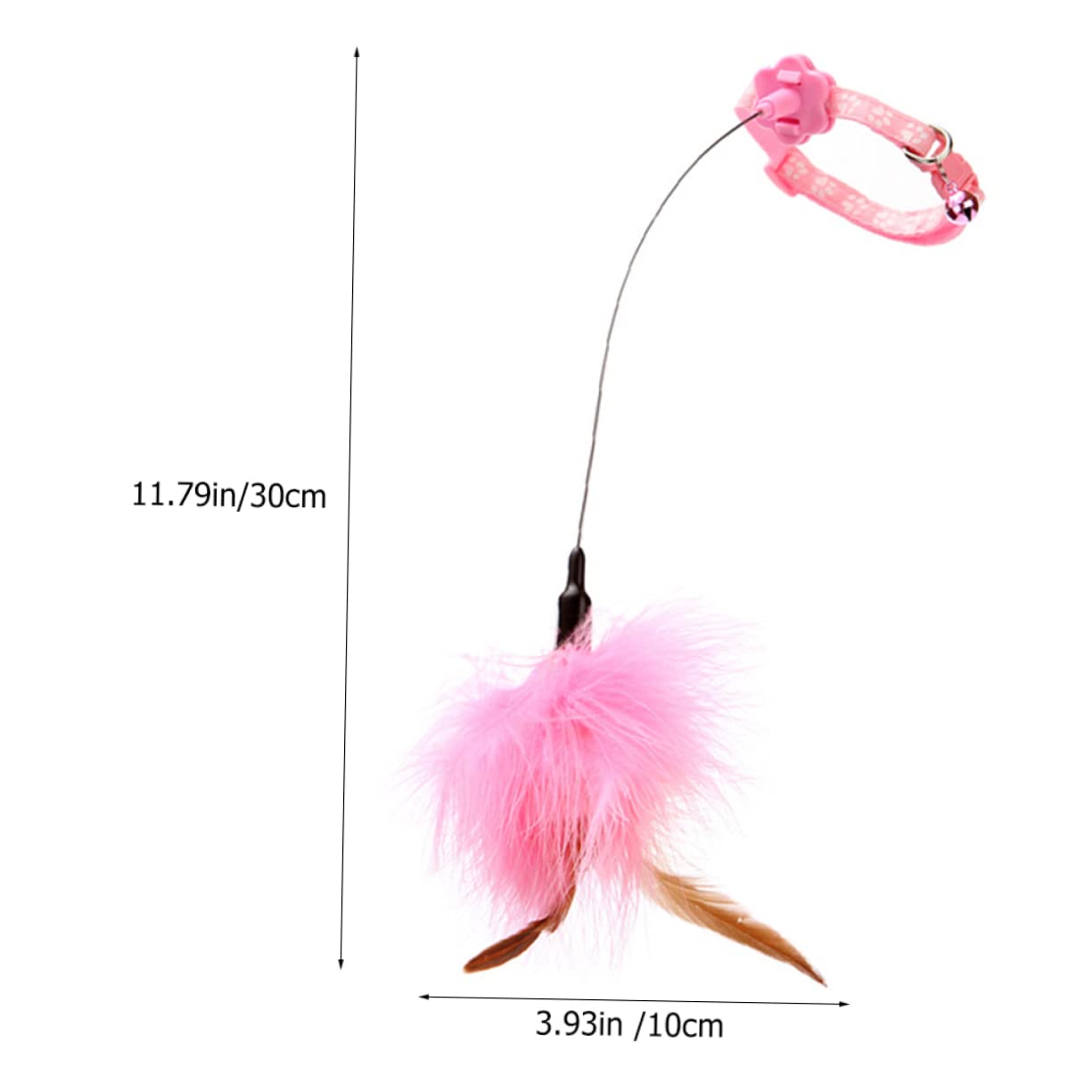 Toyvian 2pièces Jouet Interactif à Plumes pour Chat pour Chat Intérieur Stimule Instinct De Chasse du