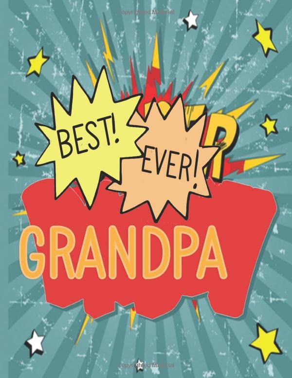 Best Ever Grandpa: Fun Planner Organizer With Sudoku and Maze Puzzles Plus Bonus Coloring Pages