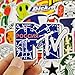Cool Stickers for Skateboard, Vinyl Water Bottle Laptop Computer Phone Notebook Luggage Guitar Skateboard Decal 100Pcs Pack (Brand)