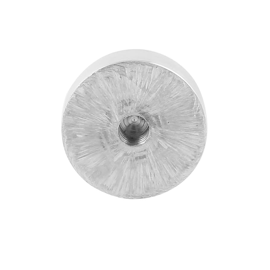 uxcell M6 Thread 25mm Diameter Round Shape Aluminum Disc