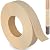 ZYJT Birch Edge Banding, 3/4 inch x 50ft roll of Veneer Edge Banding Pre-glued Flexible, Wood Tape Banding for Cabinet Repair