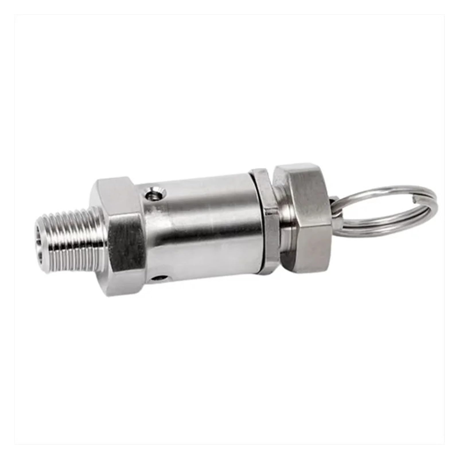 AARTERZZA 1/4" BSP Male Thread 304 Stainless Steel Air Pressure Valve Release Valve 1mpa