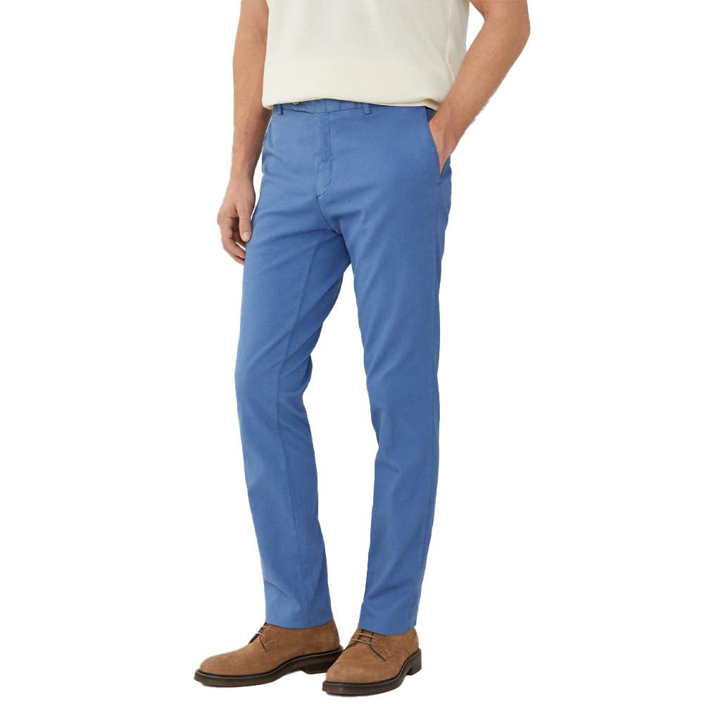Hackett London Men's Ultra Lw Chino K Trouser, Blue (Avio), 38W/28L